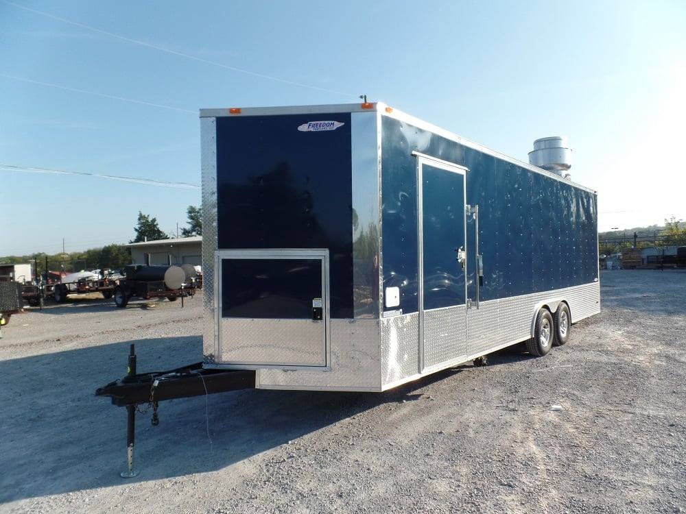 686-8.5-x-24-concession-food-trailer-indigo-blue-event-catering-7.jpg 8.5' x 24' Concession Food Trailer Indigo Blue Event Catering