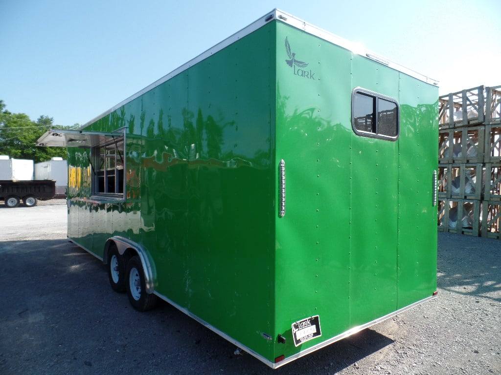 687-8.5-x-24-concession-food-trailer-lime-green-with-appliances-11.jpg 8.5' x 24' Concession Food Trailer Lime Green With Appliances