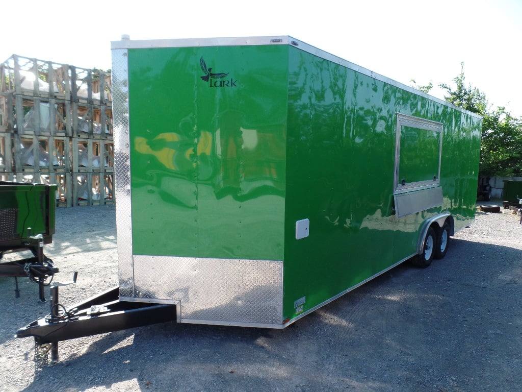 687-8.5-x-24-concession-food-trailer-lime-green-with-appliances-13.jpg 8.5' x 24' Concession Food Trailer Lime Green With Appliances
