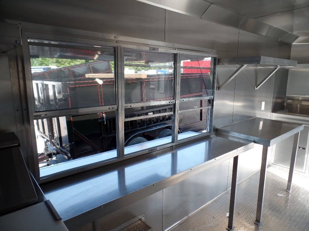 687-8.5-x-24-concession-food-trailer-lime-green-with-appliances-22.jpg 8.5' x 24' Concession Food Trailer Lime Green With Appliances