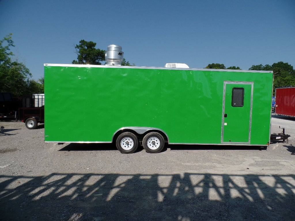 687-8.5-x-24-concession-food-trailer-lime-green-with-appliances-25.jpg 8.5' x 24' Concession Food Trailer Lime Green With Appliances