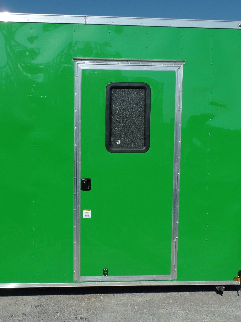 687-8.5-x-24-concession-food-trailer-lime-green-with-appliances-4.jpg 8.5' x 24' Concession Food Trailer Lime Green With Appliances