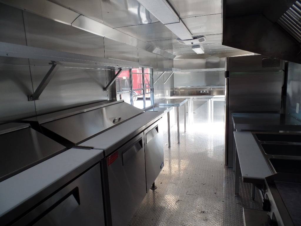 687-8.5-x-24-concession-food-trailer-lime-green-with-appliances-6.jpg 8.5' x 24' Concession Food Trailer Lime Green With Appliances