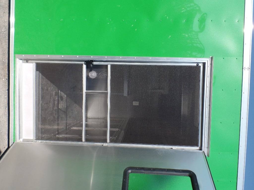 687-8.5-x-24-concession-food-trailer-lime-green-with-appliances-8.jpg 8.5' x 24' Concession Food Trailer Lime Green With Appliances