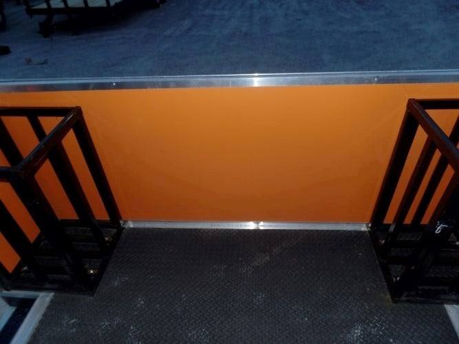 688-8.5-x-24-concession-food-trailer-orange-black-event-catering-29.jpg 8.5' x 24' Concession Food Trailer Orange / Black Event Catering