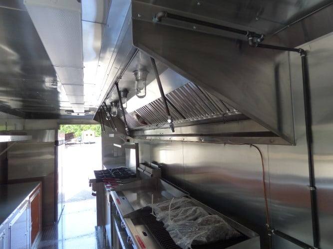 689-8.5-x-24-concession-food-trailer-orange-and-black-with-appliances-15.jpg 8.5' x 24' Concession Food Trailer Orange and Black With Appliances