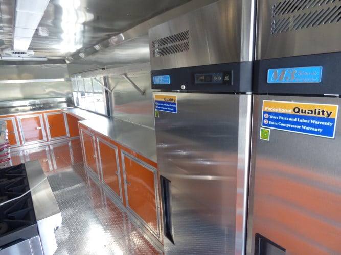 689-8.5-x-24-concession-food-trailer-orange-and-black-with-appliances-19.jpg 8.5' x 24' Concession Food Trailer Orange and Black With Appliances