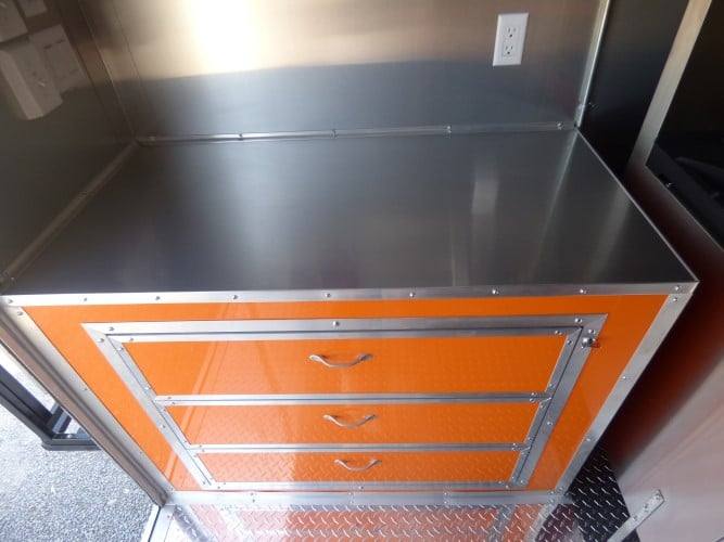 689-8.5-x-24-concession-food-trailer-orange-and-black-with-appliances-31.jpg 8.5' x 24' Concession Food Trailer Orange and Black With Appliances
