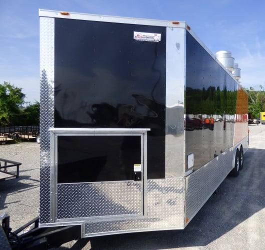 689-8.5-x-24-concession-food-trailer-orange-and-black-with-appliances-32.jpg 8.5' x 24' Concession Food Trailer Orange and Black With Appliances