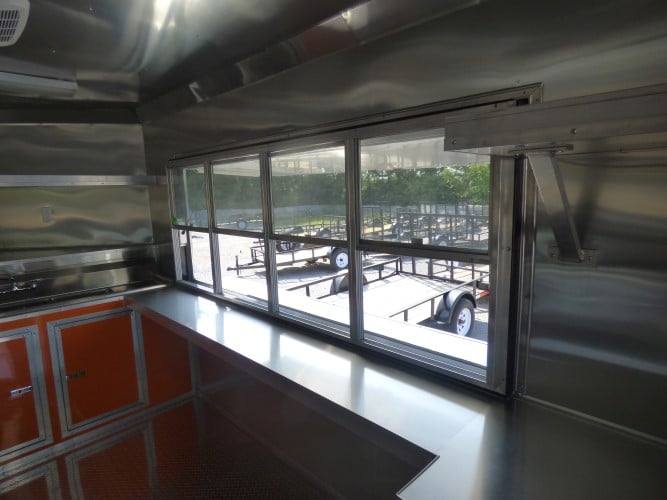 689-8.5-x-24-concession-food-trailer-orange-and-black-with-appliances-35.jpg 8.5' x 24' Concession Food Trailer Orange and Black With Appliances