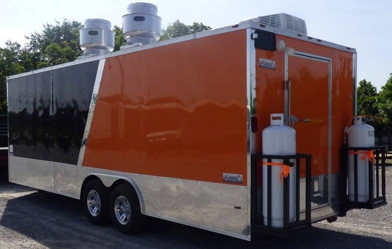 689-8.5-x-24-concession-food-trailer-orange-and-black-with-appliances-37.jpg 8.5' x 24' Concession Food Trailer Orange and Black With Appliances
