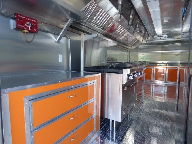 689-8.5-x-24-concession-food-trailer-orange-and-black-with-appliances-42.jpg 8.5' x 24' Concession Food Trailer Orange and Black With Appliances