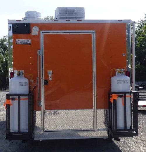 689-8.5-x-24-concession-food-trailer-orange-and-black-with-appliances-9.jpg 8.5' x 24' Concession Food Trailer Orange and Black With Appliances