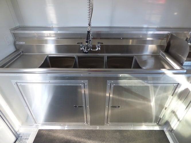 691-8.5-x-24-concession-food-trailer-silver-frost-bbq-event-catering-12.jpg 8.5' x 24' Concession Food Trailer Silver Frost BBQ Event Catering
