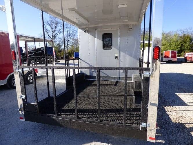 691-8.5-x-24-concession-food-trailer-silver-frost-bbq-event-catering-16.jpg 8.5' x 24' Concession Food Trailer Silver Frost BBQ Event Catering