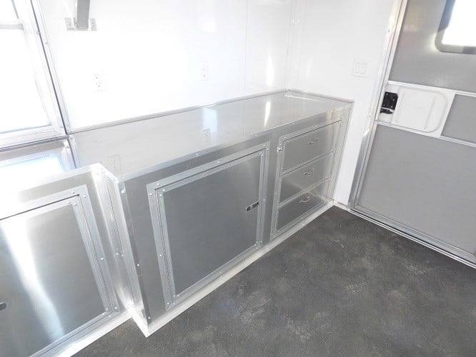 691-8.5-x-24-concession-food-trailer-silver-frost-bbq-event-catering-21.jpg 8.5' x 24' Concession Food Trailer Silver Frost BBQ Event Catering