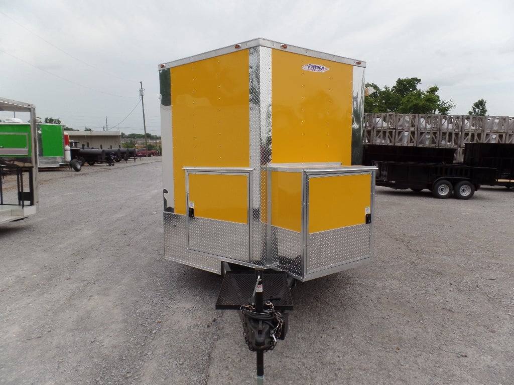 693-8.5-x-24-concession-food-trailer-yellow-event-catering-17.jpg 8.5' x 24' Concession Food Trailer Yellow Event Catering
