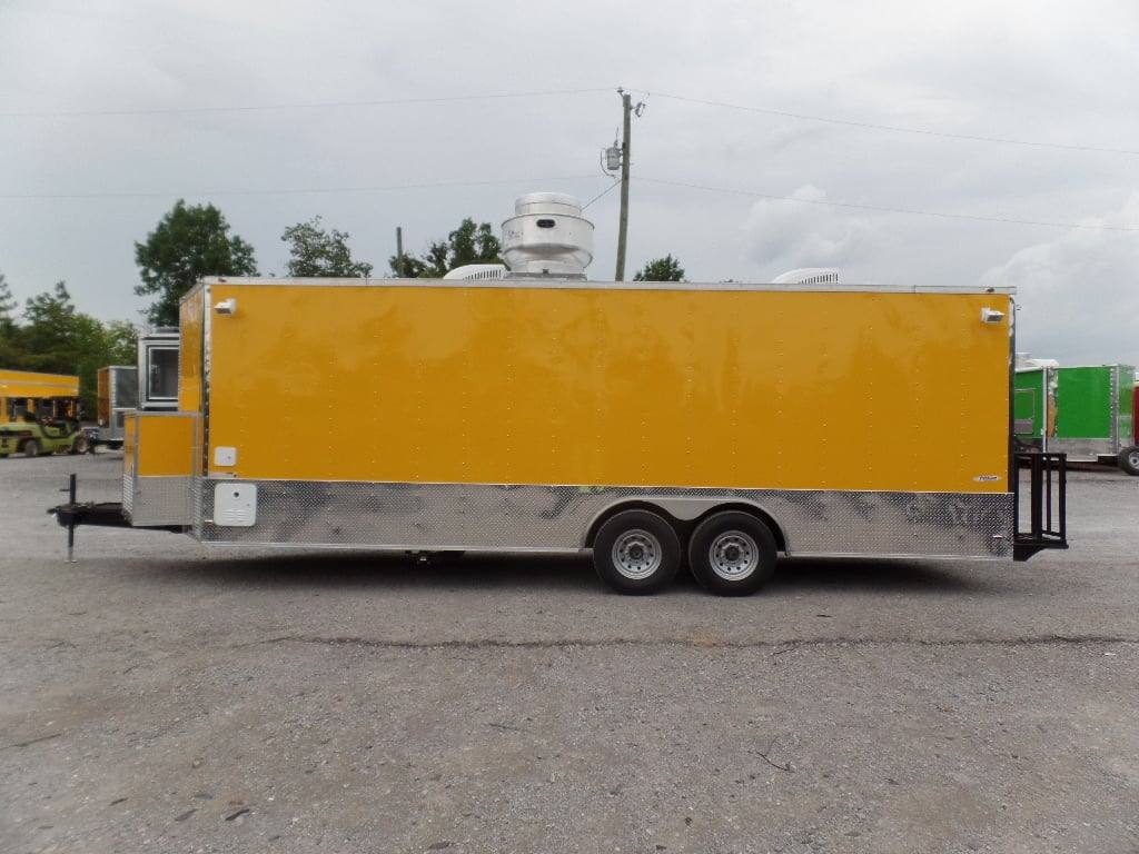 693-8.5-x-24-concession-food-trailer-yellow-event-catering-23.jpg 8.5' x 24' Concession Food Trailer Yellow Event Catering