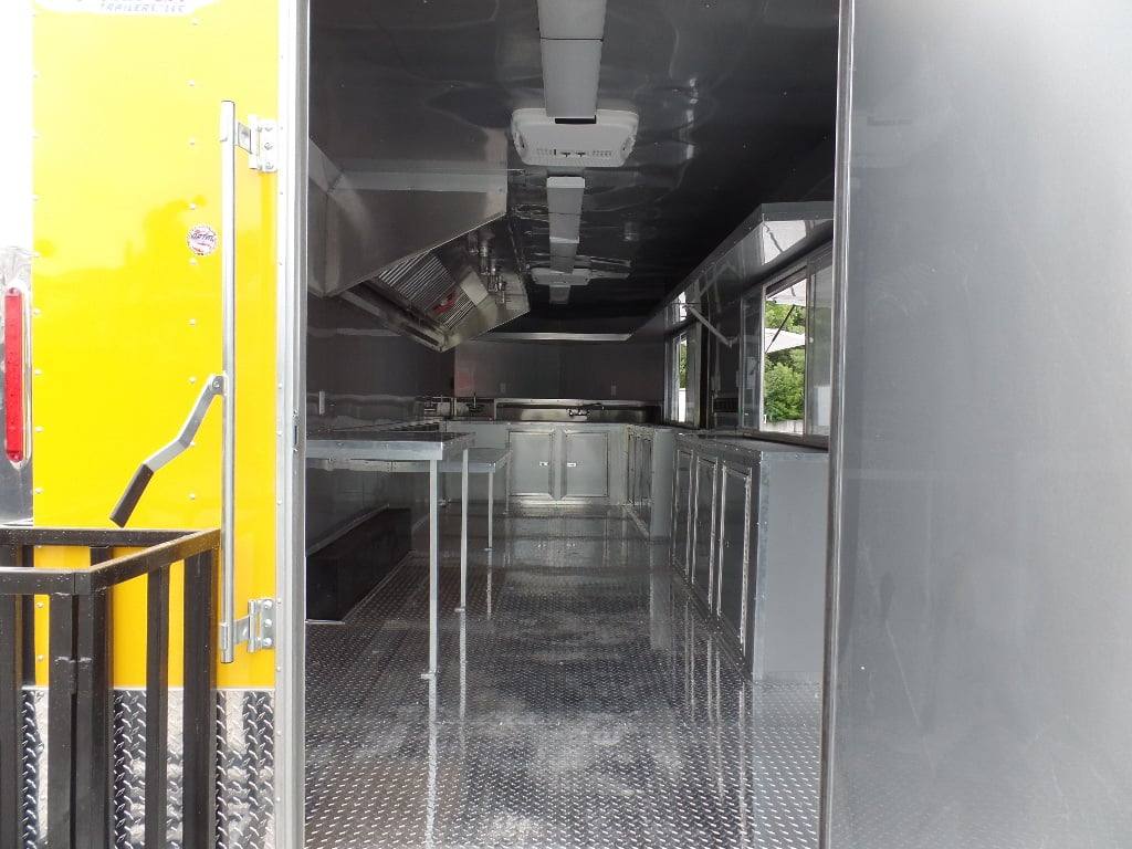 693-8.5-x-24-concession-food-trailer-yellow-event-catering-31.jpg 8.5' x 24' Concession Food Trailer Yellow Event Catering