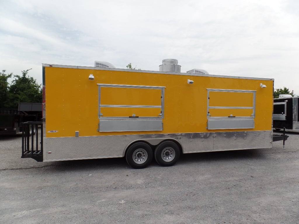 693-8.5-x-24-concession-food-trailer-yellow-event-catering-32.jpg 8.5' x 24' Concession Food Trailer Yellow Event Catering