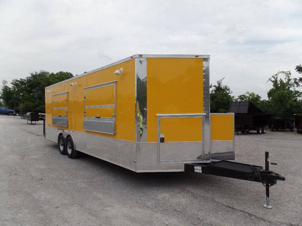 693-8.5-x-24-concession-food-trailer-yellow-event-catering-35.jpg 8.5' x 24' Concession Food Trailer Yellow Event Catering