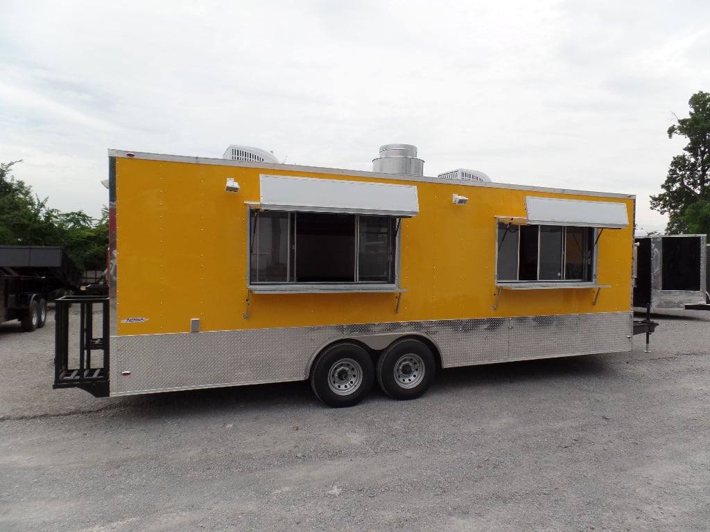 693-8.5-x-24-concession-food-trailer-yellow-event-catering-36.jpg 8.5' x 24' Concession Food Trailer Yellow Event Catering