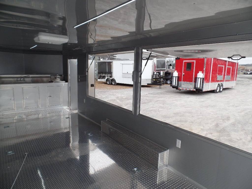 694-8.5-x-24-concession-food-trailer-yellow-event-catering-16.jpg 8.5' x 24' Concession Food Trailer Yellow Event Catering