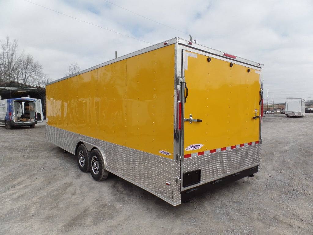 694-8.5-x-24-concession-food-trailer-yellow-event-catering-9.jpg 8.5' x 24' Concession Food Trailer Yellow Event Catering
