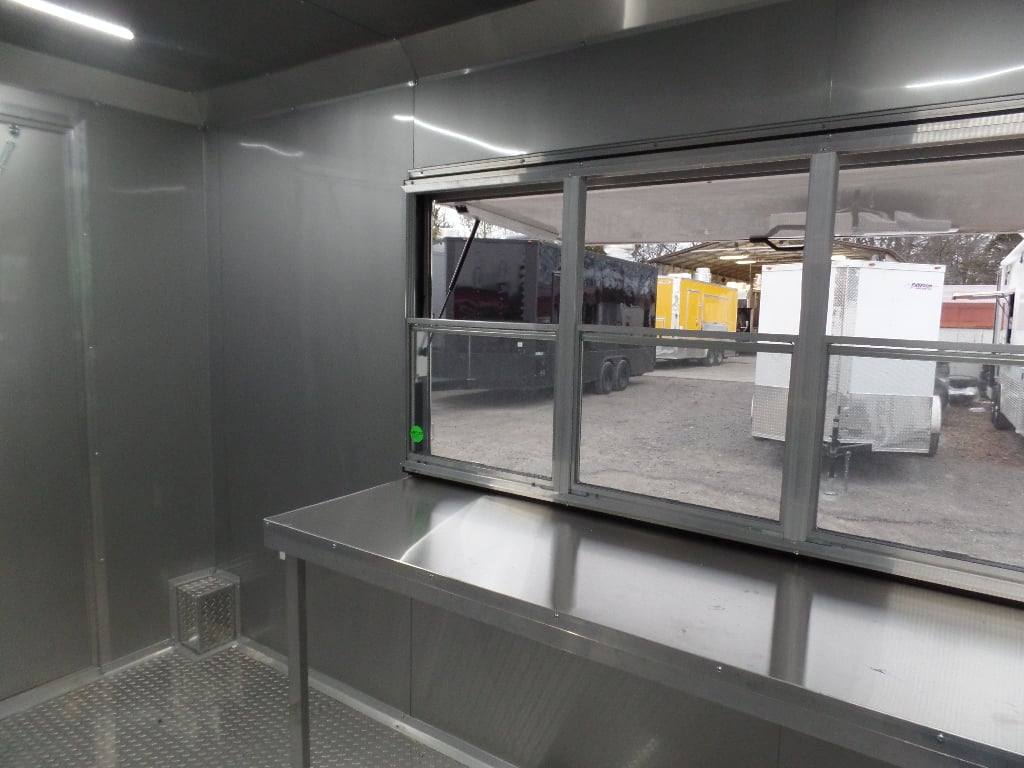 697-8.5-x-24-concession-red-bbq-food-event-catering-trailer-16.jpg 8.5' x 24' Concession Red BBQ Food Event Catering Trailer