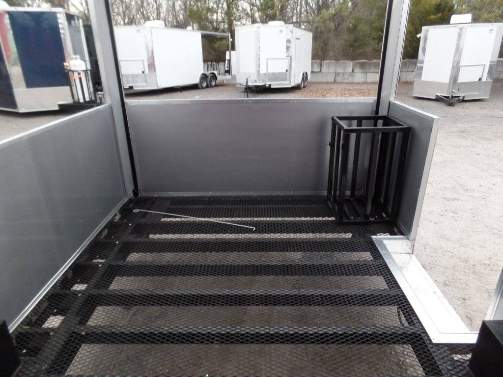 697-8.5-x-24-concession-red-bbq-food-event-catering-trailer-21.jpg 8.5' x 24' Concession Red BBQ Food Event Catering Trailer
