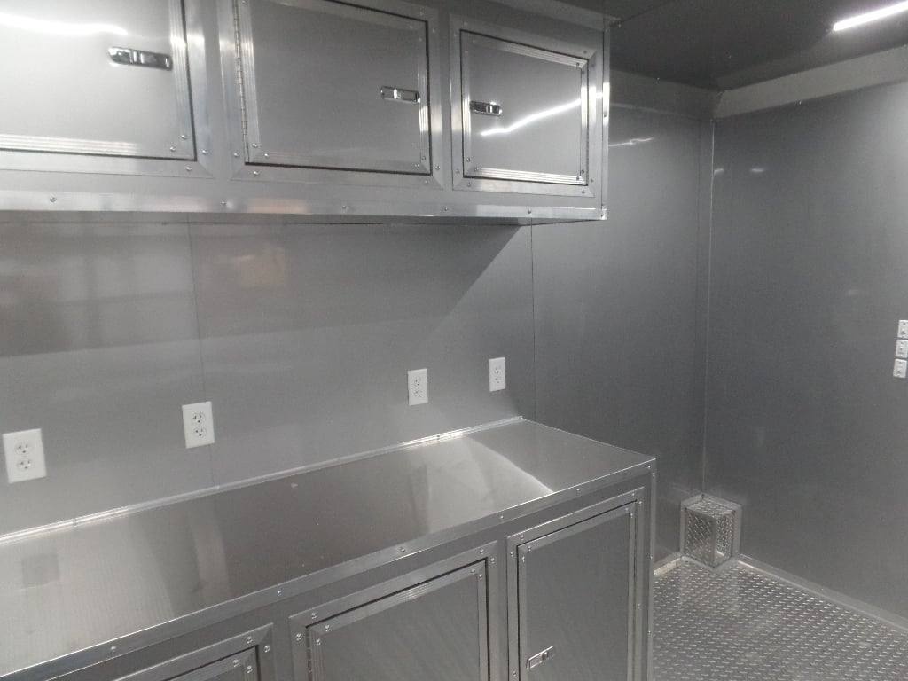 697-8.5-x-24-concession-red-bbq-food-event-catering-trailer-22.jpg 8.5' x 24' Concession Red BBQ Food Event Catering Trailer