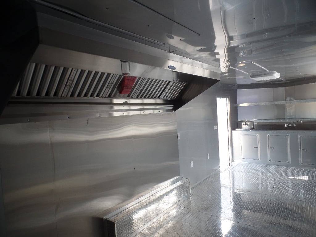 8.5' x 24' Concession Red Food Event Catering Trailer