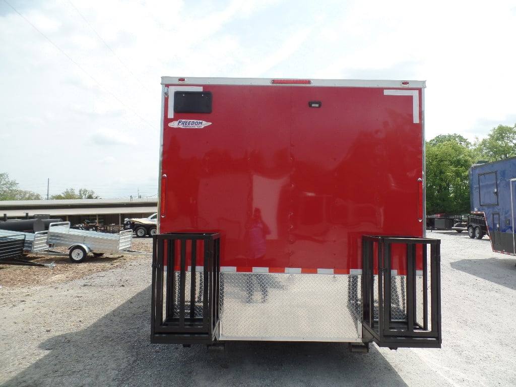 8.5' x 24' Concession Red Food Event Catering Trailer