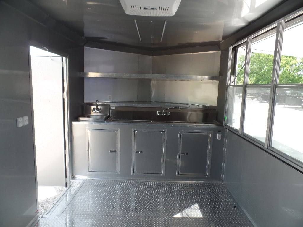 8.5' x 24' Concession Red Food Event Catering Trailer