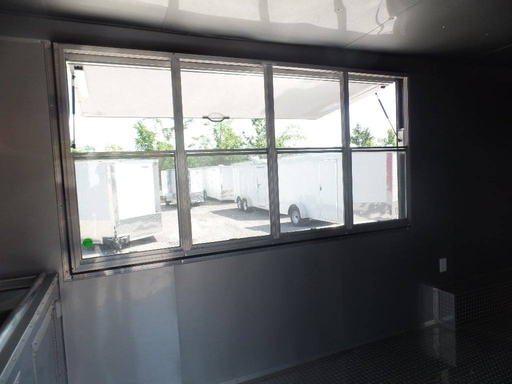 8.5' x 24' Concession Red Food Event Catering Trailer