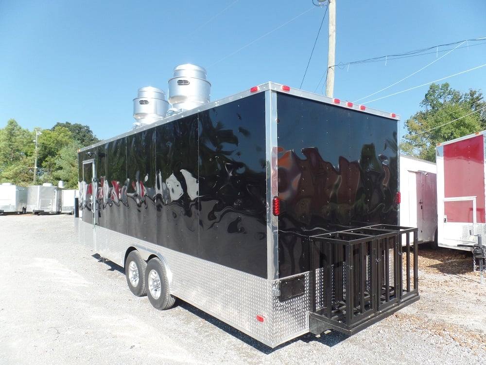 699-8.5-x-24-concession-trailer-black-food-event-catering-14.jpg 8.5' x 24' Concession Trailer Black Food Event Catering