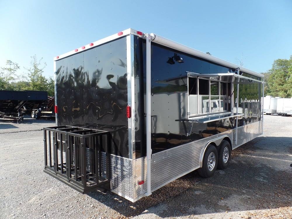 699-8.5-x-24-concession-trailer-black-food-event-catering-17.jpg 8.5' x 24' Concession Trailer Black Food Event Catering