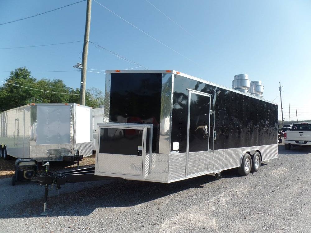 699-8.5-x-24-concession-trailer-black-food-event-catering-19.jpg 8.5' x 24' Concession Trailer Black Food Event Catering