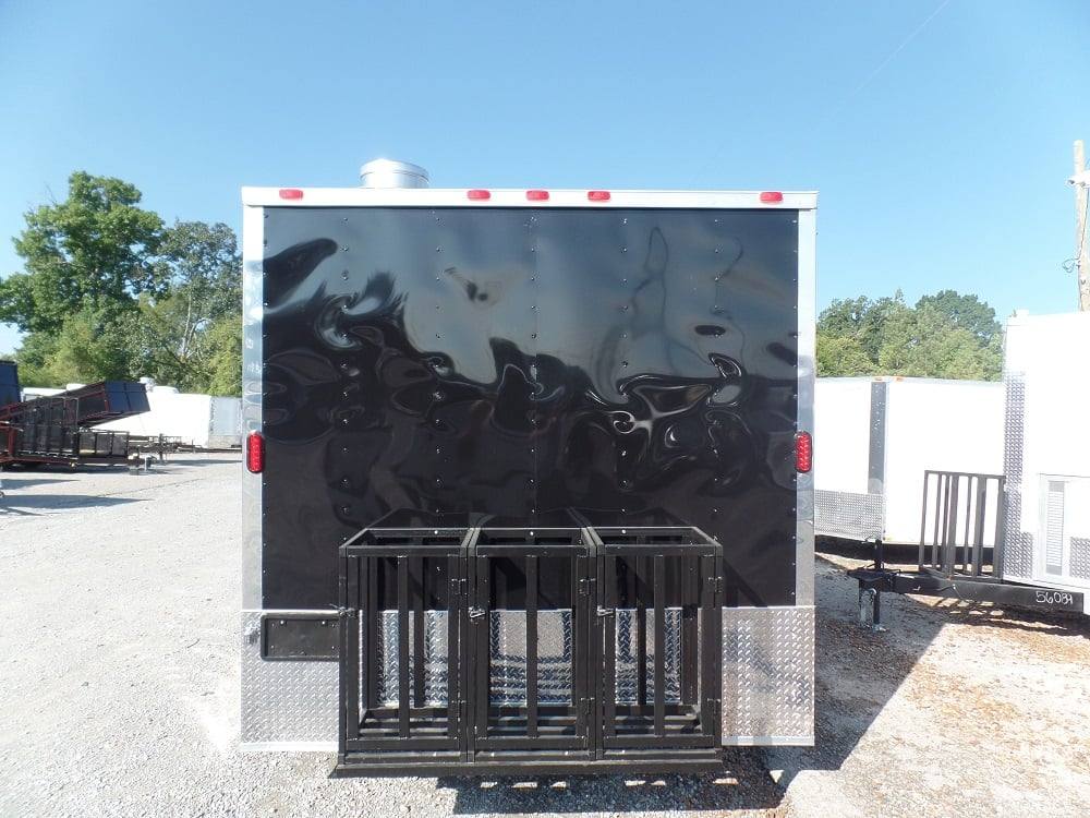 699-8.5-x-24-concession-trailer-black-food-event-catering-5.jpg 8.5' x 24' Concession Trailer Black Food Event Catering