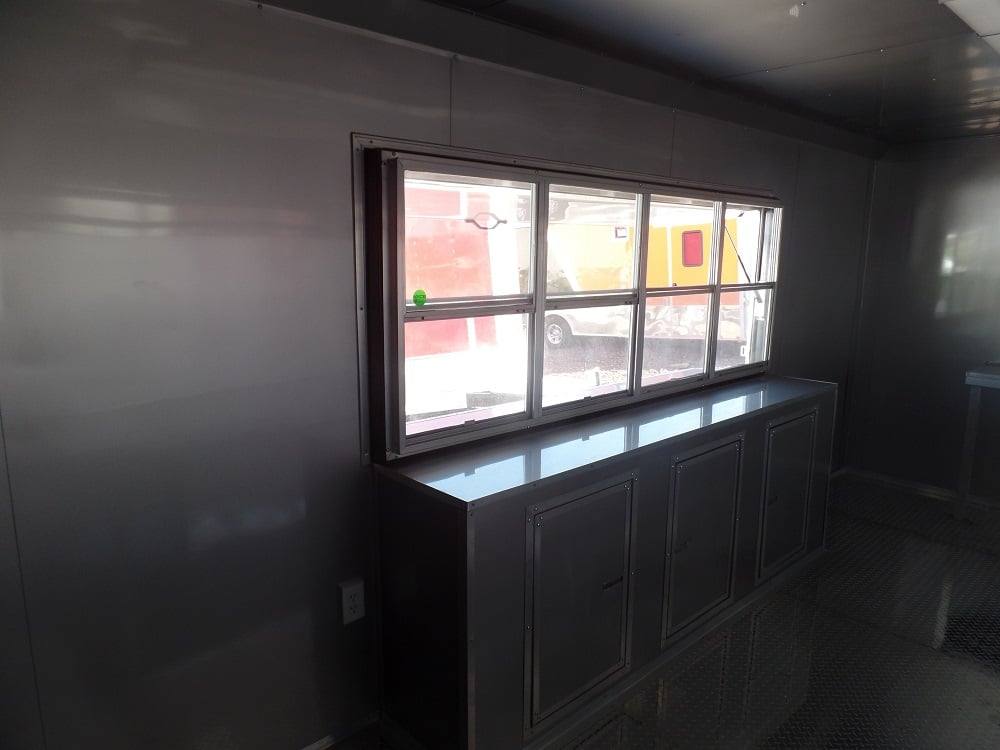 699-8.5-x-24-concession-trailer-black-food-event-catering-6.jpg 8.5' x 24' Concession Trailer Black Food Event Catering