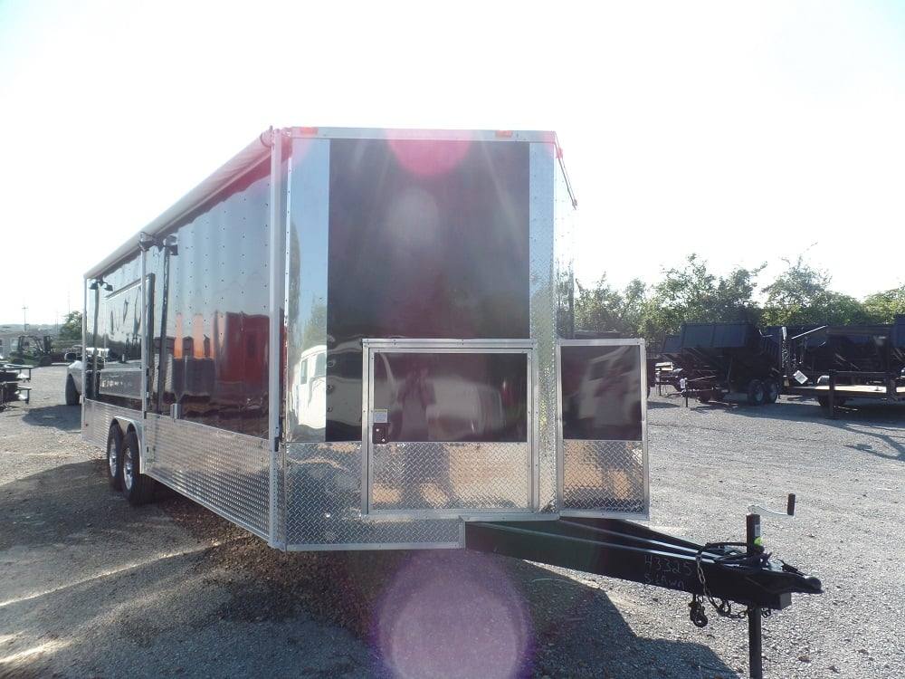699-8.5-x-24-concession-trailer-black-food-event-catering-8.jpg 8.5' x 24' Concession Trailer Black Food Event Catering