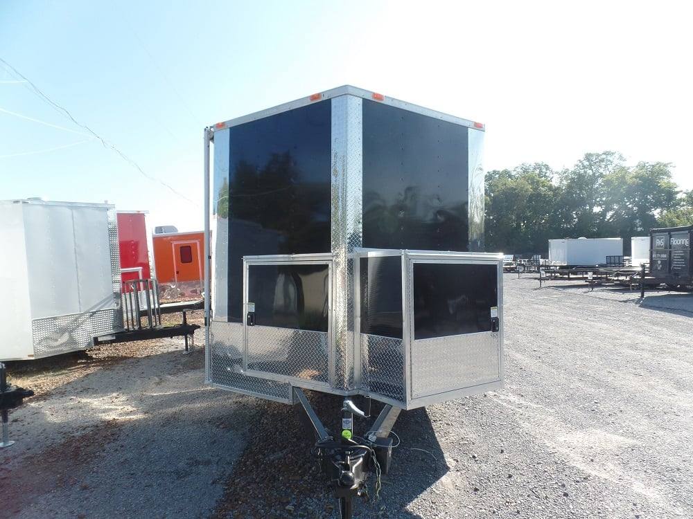 699-8.5-x-24-concession-trailer-black-food-event-catering-9.jpg 8.5' x 24' Concession Trailer Black Food Event Catering