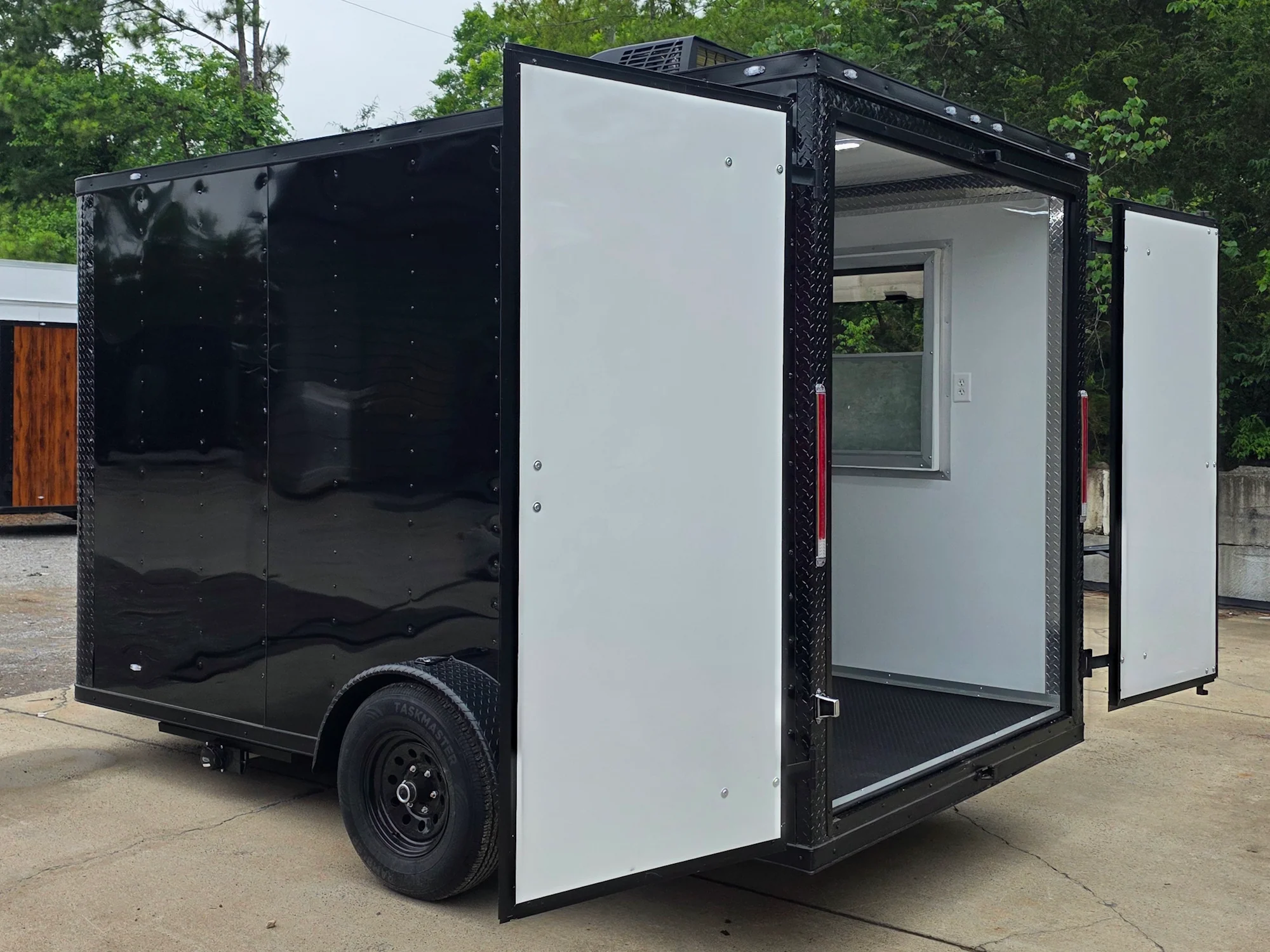 7' X 12' Flat Front Concession Trailer Food Event Catering