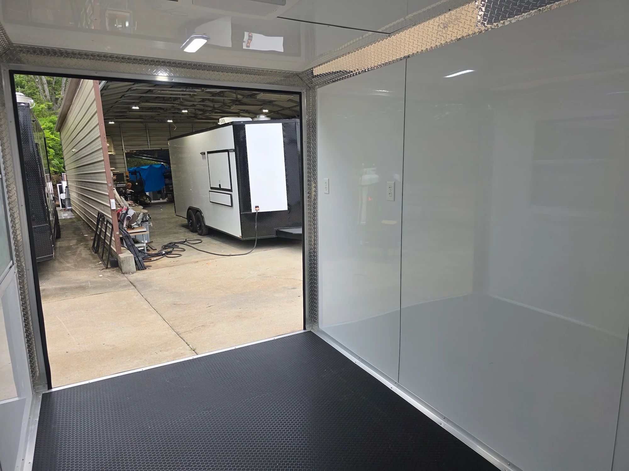 7' X 12' Flat Front Concession Trailer Food Event Catering