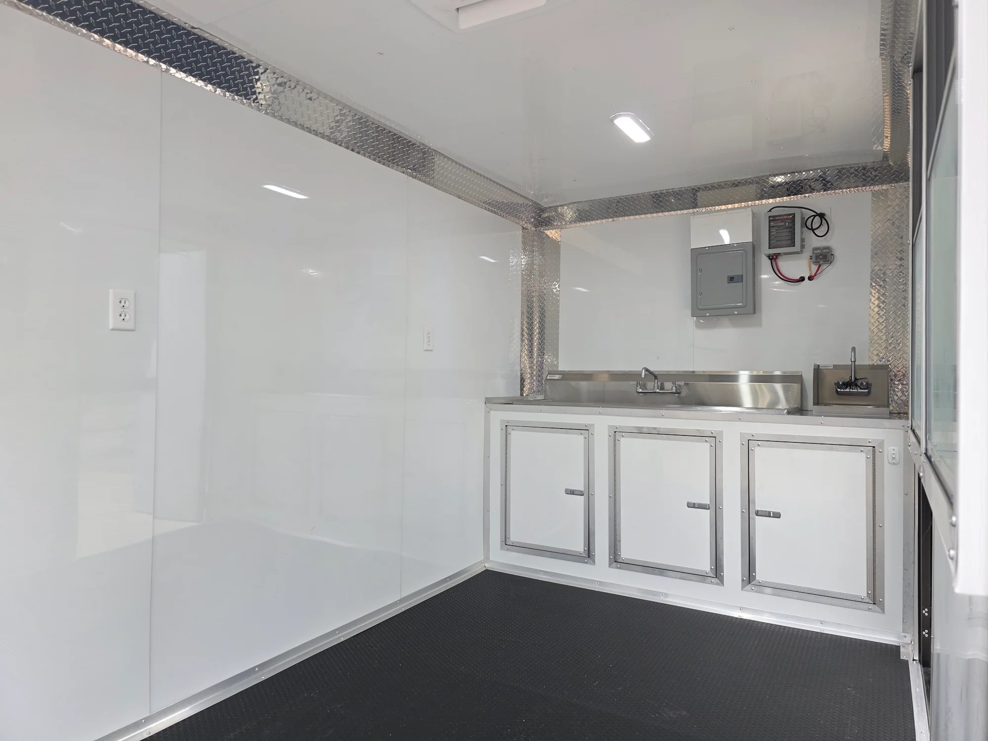 7' X 12' Flat Front Concession Trailer Food Event Catering