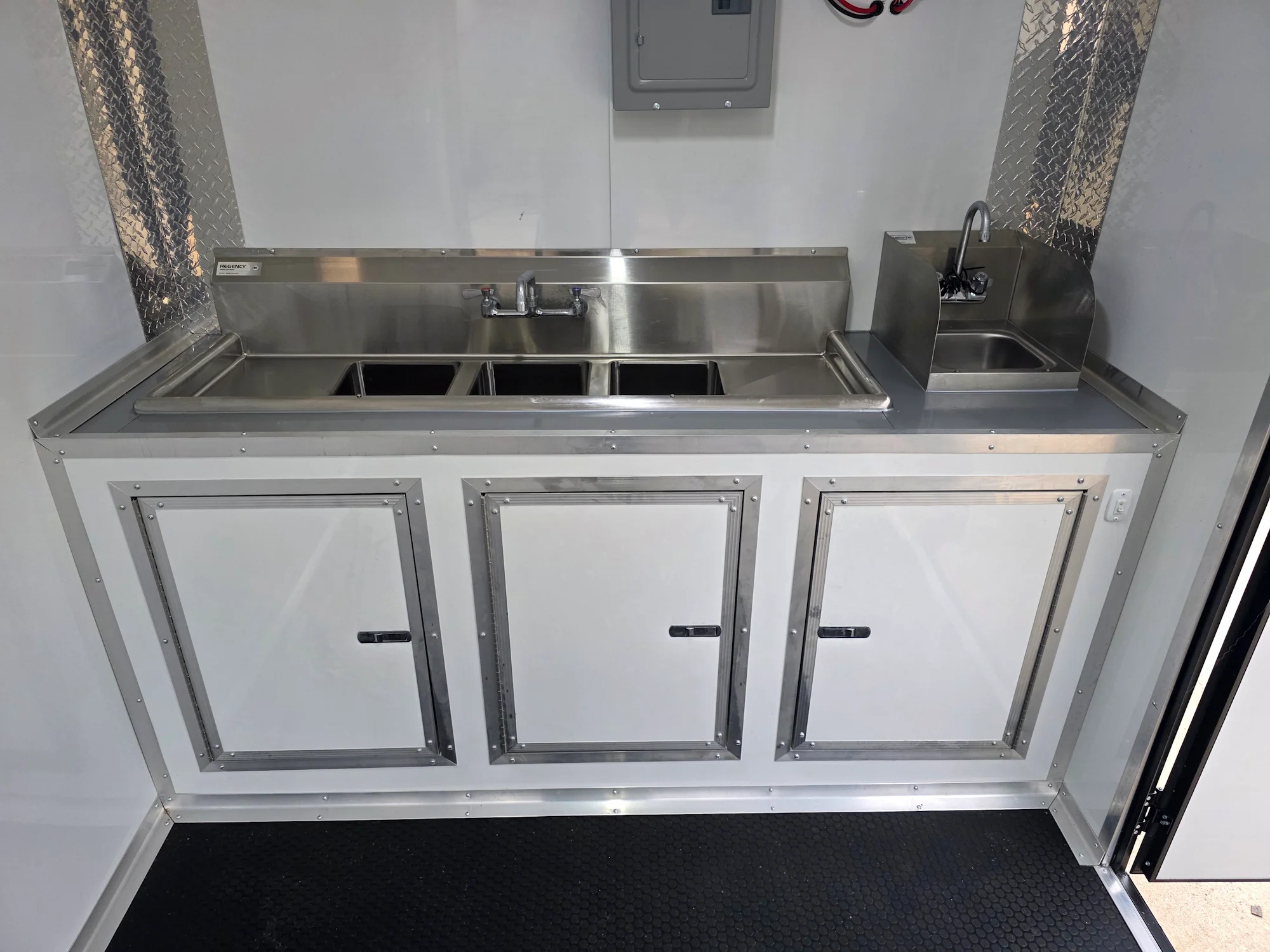 7' X 12' Flat Front Concession Trailer Food Event Catering