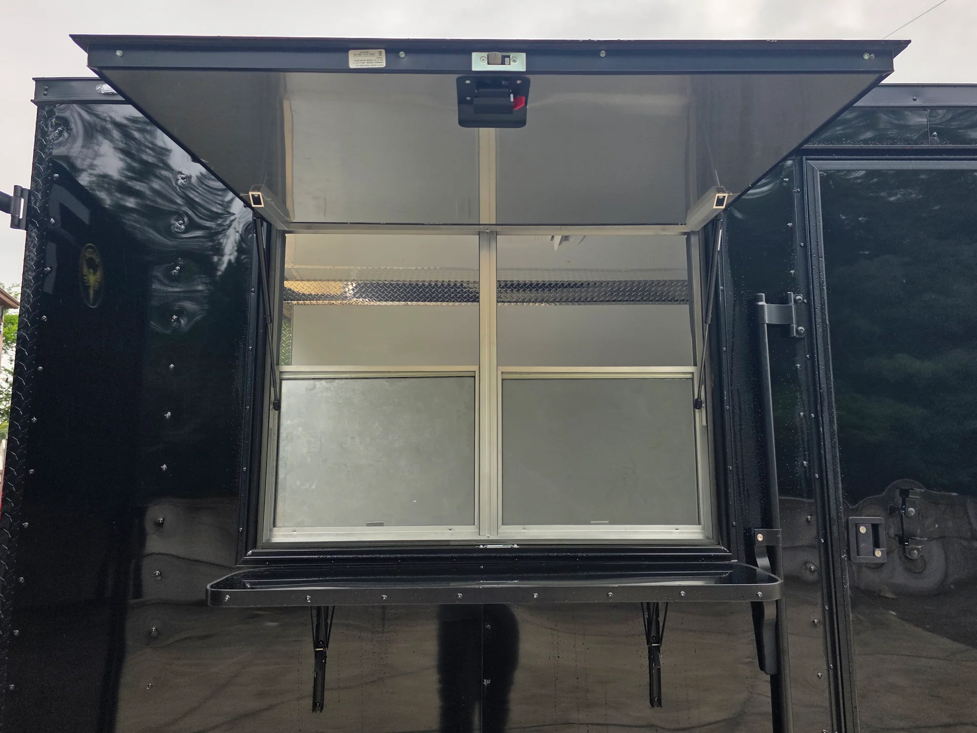 7' X 12' Flat Front Concession Trailer Food Event Catering