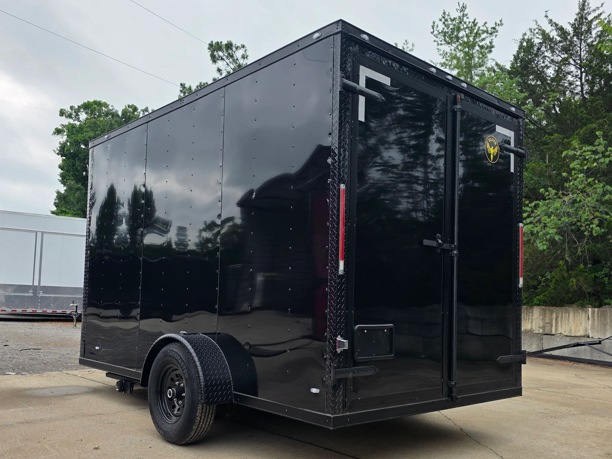 7' X 12' Flat Front Concession Trailer Food Event Catering