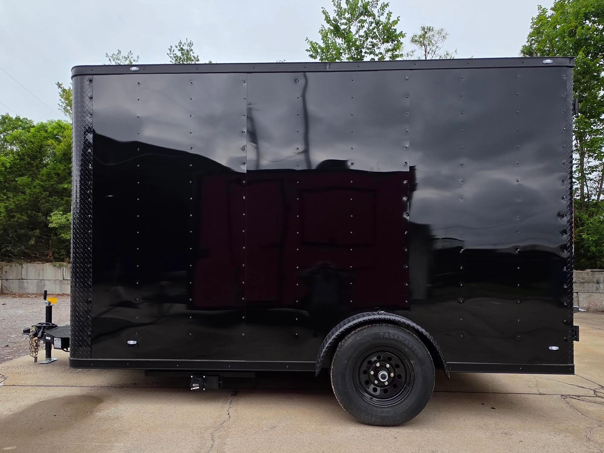 7' X 12' Flat Front Concession Trailer Food Event Catering