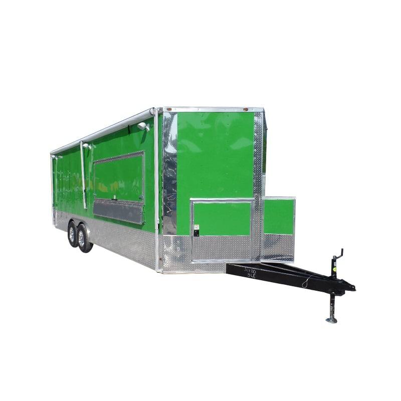 703-8.5-x-24-concession-trailer-food-electric-green-event-catering-1.jpg 8.5' x 24' Concession Trailer Food Electric Green Event Catering
